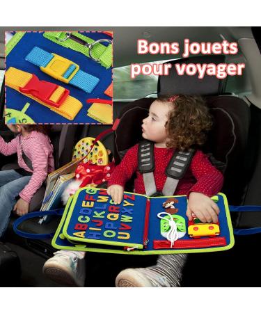 Orderra Busy Board - Montessori Activity Board for Children | Early Educational Toys for Fine Motor Skills | Learn Clothing Basics | MLB-SZZM Blue - Buy Online on GoSupps.com
