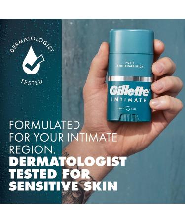 Gillette Intimate Manscape Kit: Men's Pubic Trimmer with Anti-Chafe Stick | Waterproof Cordless Trimmer | Wet/Dry Use | Reduce Rubbing & Irritation - Buy Online on GoSupps.com