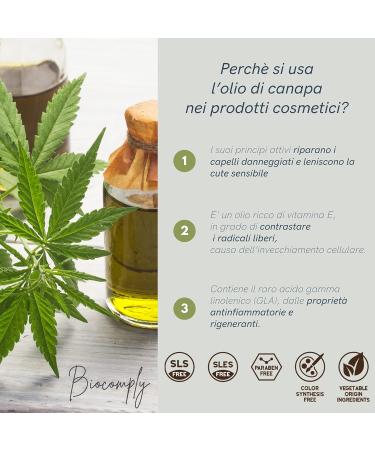 BIOCOMPLY KANAPA Hemp Fluid 100ml | Anti-Frizz & Nourishing Treatment for Dry Strained Hair - Natural Ingredients for Split Ends & Restructuring - Buy Online on GoSupps.com