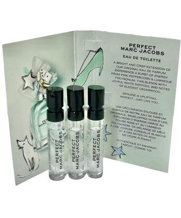 Marc Jacobs Perfect EDT Sample Women Perfume Spray 1.2 ml / 0.04 oz - set of 3 - Buy Online on GoSupps.com