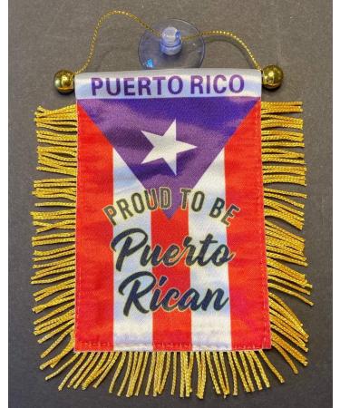 Puerto Rico Car Flag Decals - Quality Mini Window Banners for Boricua PR Accessory - Buy Online on GoSupps.com