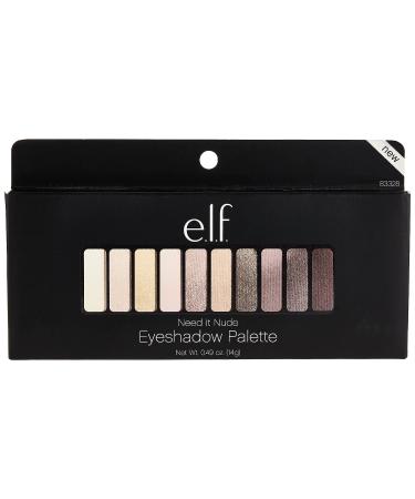 e.l.f. Cosmetics Need It Nude Eyeshadow Palette - 10 Shades for Eye Definition and Highlighting - Buy Online on GoSupps.com