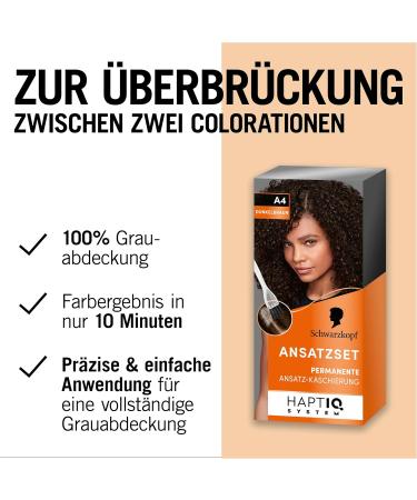 handle Schwarzkopf Startup set A4 dark brown level 3 4 x 45 ml durable hair color for the roots camouflage in just 10 minutes startup color for harmonious transitions 45 ml 4er Pack - Buy Online on GoSupps.com