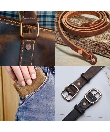 JUNE SunShine 84Pcs Copper Rivets and Burrs Set with Leather Hole Punch Cutter - Leather Working Supplies - Buy Online on GoSupps.com