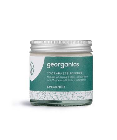 Georganics Mineral Toothpaste Fluoride SLS & Glycerin Free Natural Non-Foaming Toothpaste with Virgin Coconut Oil COSMOS Certified Organic Vegan & Cruelty Free