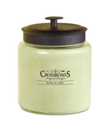 Crossroads Basil & Lime Scented 4-Wick Candle 96 oz.
