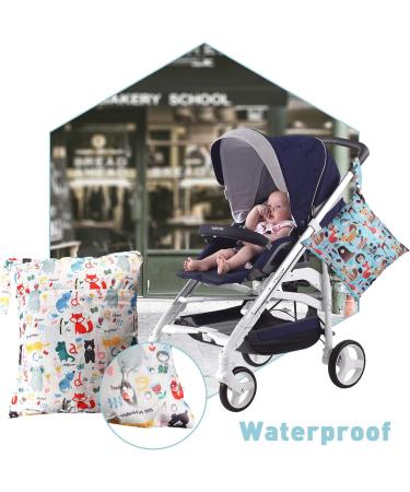 Buy Beyaobn 3-Piece Diaper Bag Set | Reusable Organizer Wetbag with Zipper for Toddler Travel Gym & Beach - Buy Online on GoSupps.com