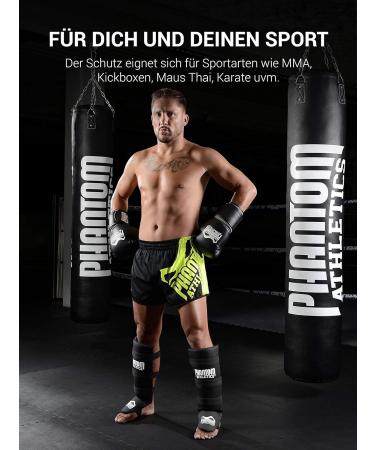 Phantom Schiensbein Protector - Impact Basic | Tension Protection for MMA & Muay Thai | XL Sizes Available - Buy Online on GoSupps.com