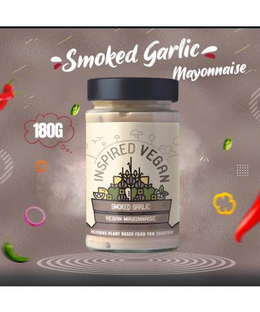 Inspired Vegan Sauce Mayonnaise Pick N Mix | Choose From 6 Flavours | Hollandaise Horseradish Tartare Marie Rose Mayonnaise-Vegan Style Smoked Garlic-Mayonnaise - Pack of 2 X 180g - Buy Online on GoSupps.com