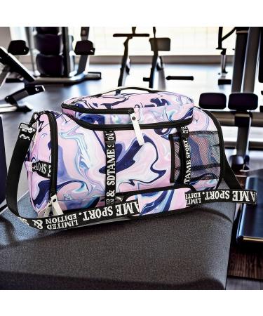 SDTAME Gym Duffle Bag Backpack with Shoe Compartment 4 ways Travel Backpack for Women and Men Multi-Functional Weekender bag with Waterproof Layer&Laptop Compartment for Fitness - Purple - Buy Online on GoSupps.com