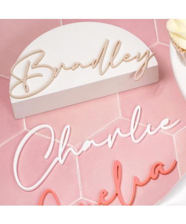 Acrylic Cake Topper Name Cake Topper Name Cake Charm Personalised Silver Gold Custom Cake Decorations - Buy Online on GoSupps.com