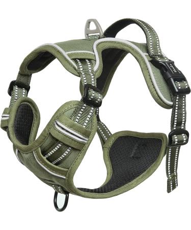 Premium Heele Dog Crockery & Adjustable Harness for Large Dogs - Front & Back Clips Neck Release - Buy Online on GoSupps.com