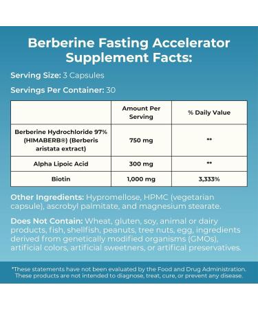 MYOXCIENCE Berberine Fasting Accelerator - Berberine HCL with ALA and Biotin - Buy Online on GoSupps.com