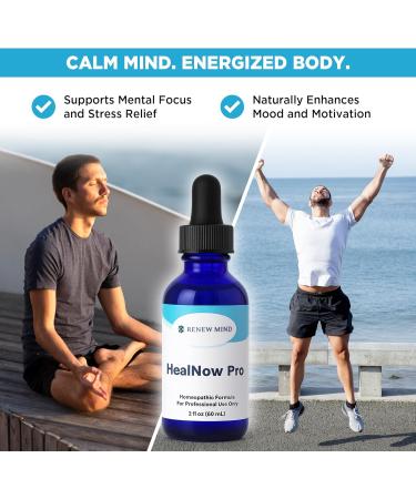 RENEW MIND HealNow Pro Homeopathic Support for Joint Pain Muscle Aches Arthritis Pain and Muscle or Joint Stiffness Professional Grade Formula Promotes Comfort Mobility & Energy - 2 fl oz - Buy Online on GoSupps.com