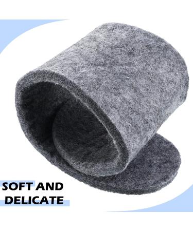 Janmercy Wool Felt Insoles - 5 Pairs Warm Shoe Inserts for Men & Women - Gray (Men's 9/Women's 10) - Best Comfort & Support - Buy Online on GoSupps.com