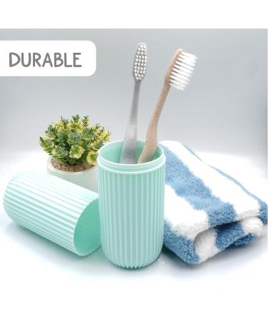 YARIN Travel Tooth Brushing Kit | 2 Soft Toothbrushes & Portable Travel Case for International Shipping - Buy Online on GoSupps.com