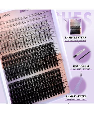 DIY Lash Extension Kit - Multi-Type Lash Clusters & Bottom Lashes | 20/30/40/50D 12-18mm | Complete Volume Lashes Set with Bond Seal & Applicator - Buy Online on GoSupps.com