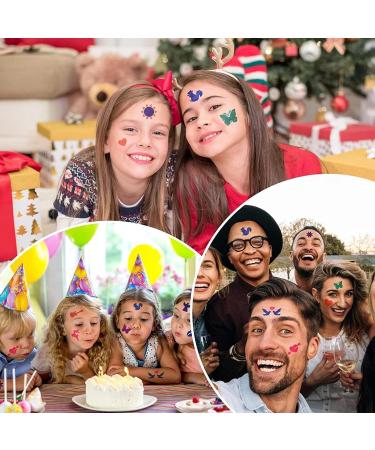 Face Paint Marker Stick - Rainbow Face Paints Stick - Face Paints Pencils Kit | Body Paint Markers With 9 Stencils | Washable Hypoallergenic Paint Pencils For Sensitive Skin - Buy Online on GoSupps.com