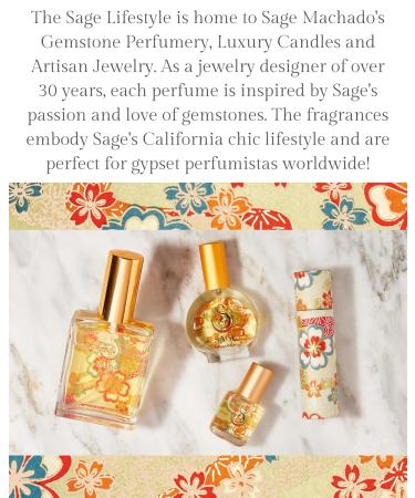 Amber Perfume Oil Roll-On by Sage- 1/8 oz Vegan & Cruelty-Free Earthy Scent Amber Blood Orange Musk - Buy Online on GoSupps.com