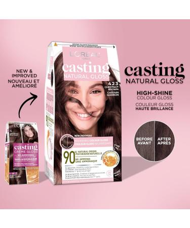 L Or al Paris Casting Natural Gloss Hair Color 623 Nougat Dark Blonde High Shine Hair Gloss Hair Dye 1 EA - Buy Online on GoSupps.com