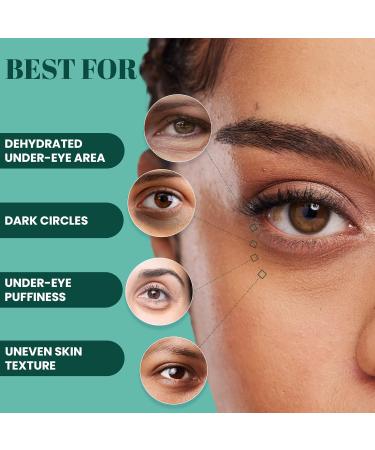 WildOak Organic Eye Mud Mask | Anti-Aging Dark Circles & Puffiness Relief | Saffron & Geranium | 4x Power | 1.76 oz | All Skin Types | International Shipping - Buy Online on GoSupps.com