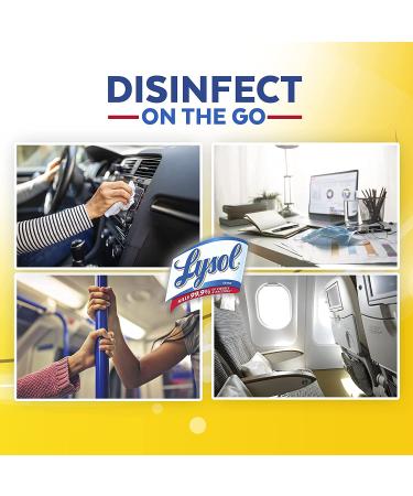 Lysol Disinfectant Handi-Pack Wipes  Multi-Surface Antibacterial Cleaning Wipes  for Disinfecting and Cleaning  Lemon and Lime Blossom  480 Count (Pack of 6) - Buy Online on GoSupps.com