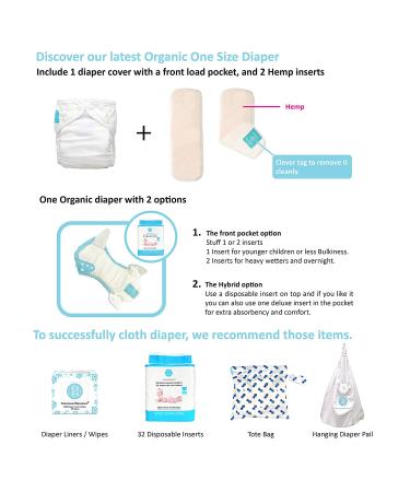 Charlie Banana Reusable Hemp Inserts - One Size, Pack of 3 for Eco-Friendly Diapering - Buy Online on GoSupps.com