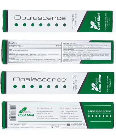 Opalescence Teeth Whitening Toothpaste Original Formula Oral Care Gluten-Free - Cool Mint  - 4.7 Oz - Pack of 2 - Buy Online on GoSupps.com