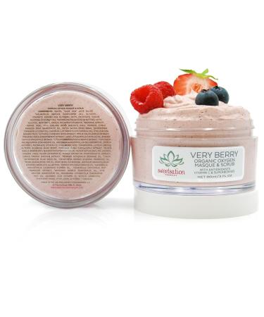 Very Berry Oxygen Exfoliating Mask & Scrub | Sweetsation Therapy | Hydrating Rejuvenating & Purifying with Vitamin C & Superberries - International Shipping - Buy Online on GoSupps.com