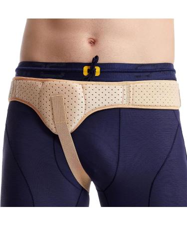 EAYH Inguinal Hernia Support Belt For Men Left Or Right Side Adjustable Inguinal Hernia Belt For Men M