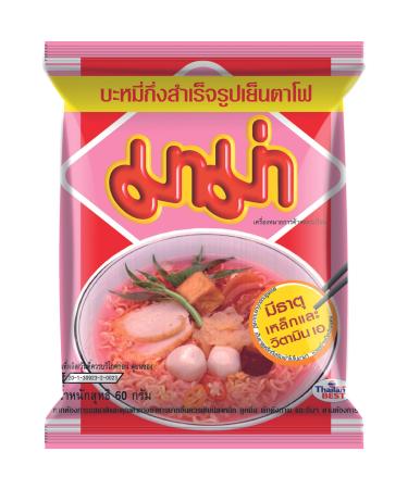 MAMA - Instant Noodles Yentafo Tofu - (1 X 60 GR) Instant Noodles Yentafo Tofu 60 g (1 pack)