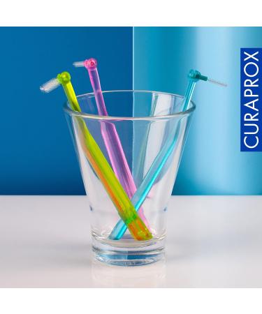 Curaprox Interdental Brushes CPS 011 Prime Plus Bundle - 3 Green Brushes 1.1 mm Diameter 5 mm Effectiveness | Complete Set with Holders | International Shipping - Buy Online on GoSupps.com