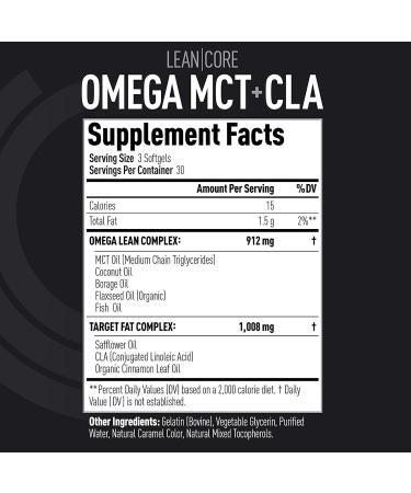 (CORE)ACTIVE Lean Core Omega + MCT (90 Servings) Syphon Thermogenic Fat Burner (60 Capsules) - Buy Online on GoSupps.com