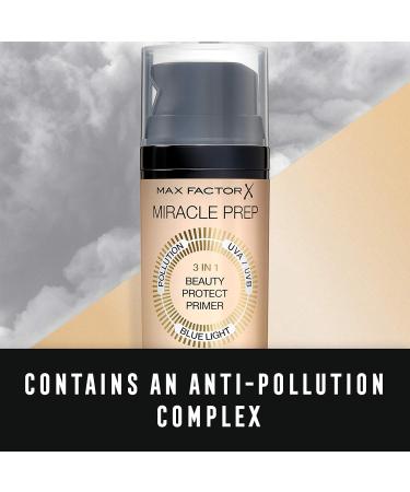 Max Factor 3-in-1 Miracle Beauty Prep Primer 30ml - Pack of 1 - Buy Online on GoSupps.com