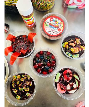 CHILASO RIM DIP 10oz Premium Red Chili Pepper Sauce with Lime Flavor Kick - Perfect for Fruits, Veggies, Candies & Drinks - Buy Online on GoSupps.com