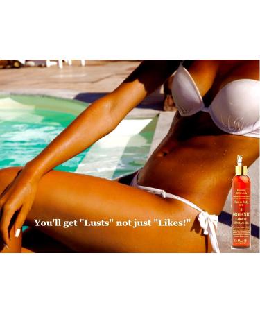 Bronzo Sensuale Organic Carrot Oil SPF 8 Sunscreen 8.5 oz - Deep Golden Tanning - Buy Online on GoSupps.com