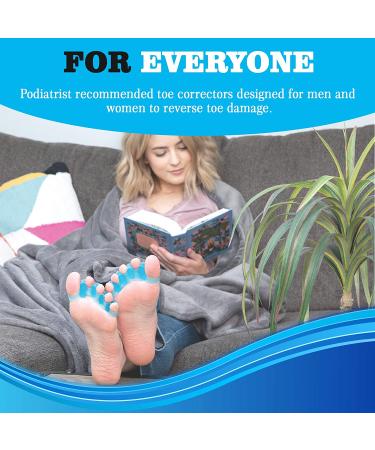 Toe Separator Spacers for Overlapping Toes | Correct Bunions and Restore Crooked Toes | Universal Size | Pack of 5 - Buy Online on GoSupps.com