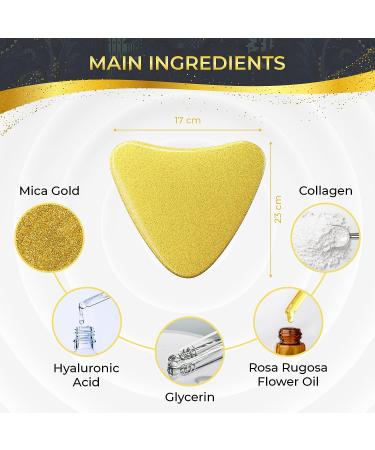 Signature 24K Gold Chest Wrinkle Pads - Reusable Silicone Anti-Wrinkle Patches for Smooth and Firm Skin - Overnight Anti-Aging Pads for Crepe Erase and Wrinkles on Neck and D collet - Buy Online on GoSupps.com