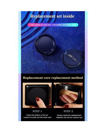 Magic Pore Primer Gold Concealing Beauty Air Cushion Cream (Ivory White) - 2-in-1 Cushion Pressed Powder Concealer Liquid Foundation | Onebikiniha - Buy Online on GoSupps.com