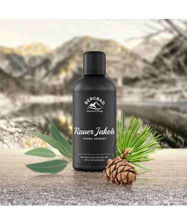 BERGBAD ORGANIC Sauna Infusion - Pine & Eucalyptus 100ml | Natural Essential Oils for an Invigorating Sauna Experience - Buy Online on GoSupps.com