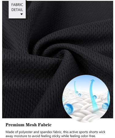 G Gradual Men's Basketball Shorts | Lightweight Quick Dry 11 Long | Zipper Pockets | Athletic Gym Shorts for Men - Black (Medium) - Buy Online on GoSupps.com