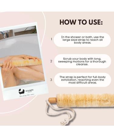 Eco Bath London SisalGurt (Big) | Sustainable Bath Accessories for Eco-Friendly Living - Buy Online on GoSupps.com