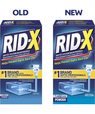 RID-X Septic Treatment Powder - 1 Month Supply (9.8 oz) - Buy Online on GoSupps.com
