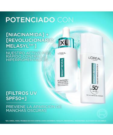  L'Oreal Paris L'Or al Paris Bright Reveal Anti-Dark Spot Routine XL Serum and SPF Fluid - Buy Online on GoSupps.com