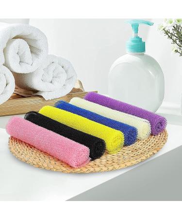 African Body Scrubber Nylon Shower Body Scrubbers Sponge African Exfoliate Net Sponge Highly Elastic Net Wash Cloth Sponge Skin Wash Net Towel for Skin Men Women Cleansing - Buy Online on GoSupps.com