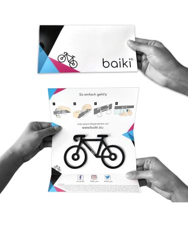 Baiki Universal Bicycle Tensioning Rubber - Extra Strong Silicone Band for Cell Phone & Flashlight - Durable Luggage Tensioner & Expander - Black - Buy Online on GoSupps.com