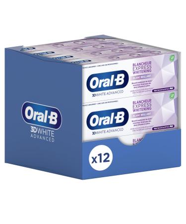Oral-B 3D White Advanced Express Brilliant Whitening Toothpaste 75 ml
