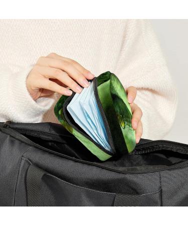 Green Snake Women's Storage Bag | Portable Menstrual Cup & Tampon Holder | Stylish Multicolored Period Pocket for Teens & Women - Buy Online on GoSupps.com