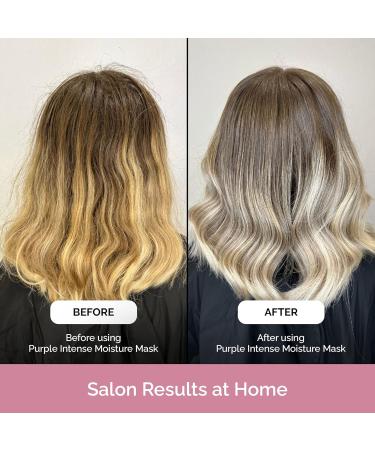 FUL Purple Intense Moisture Hair Mask Made in UK | Purple Hair Mask for Blonde Hair | Deep Conditioning Hair Mask for Dry Hair | Blonde Hair Mask | Hydrating Hair Mask | Hair Mask for All Hair Types For Blonde Hair (Purple) - Buy Online on GoSupps.com