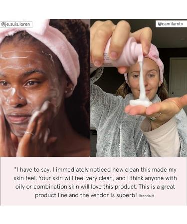 Grace & Stella Foaming Facial Cleanser - Sensitive Skin Vegan Face Wash 60ml - Buy Online on GoSupps.com